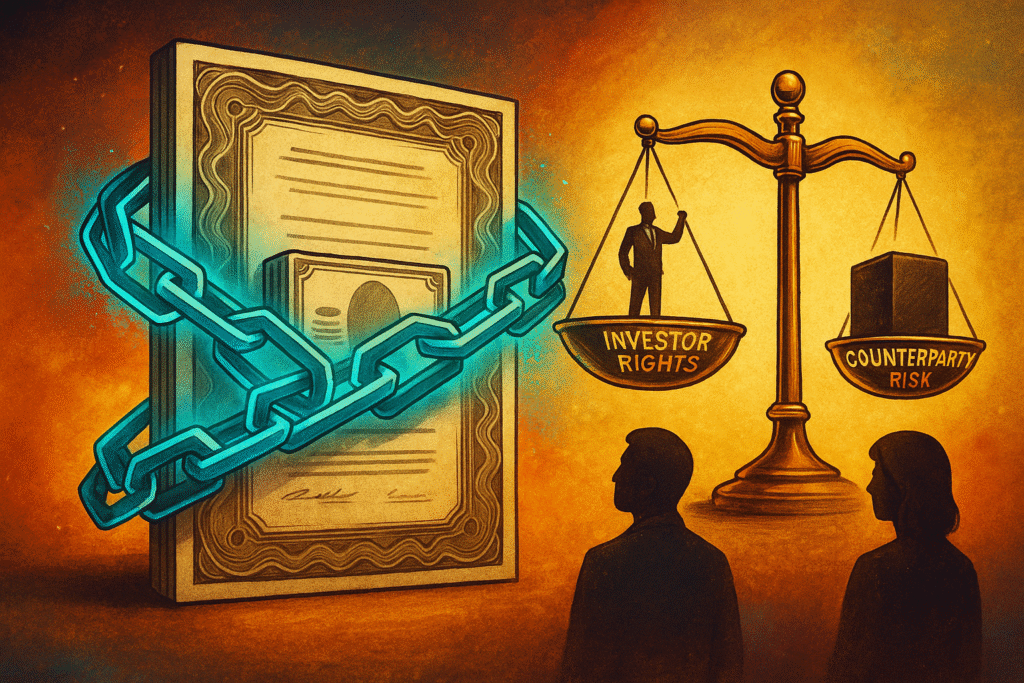 Tokenised stocks investor safeguards